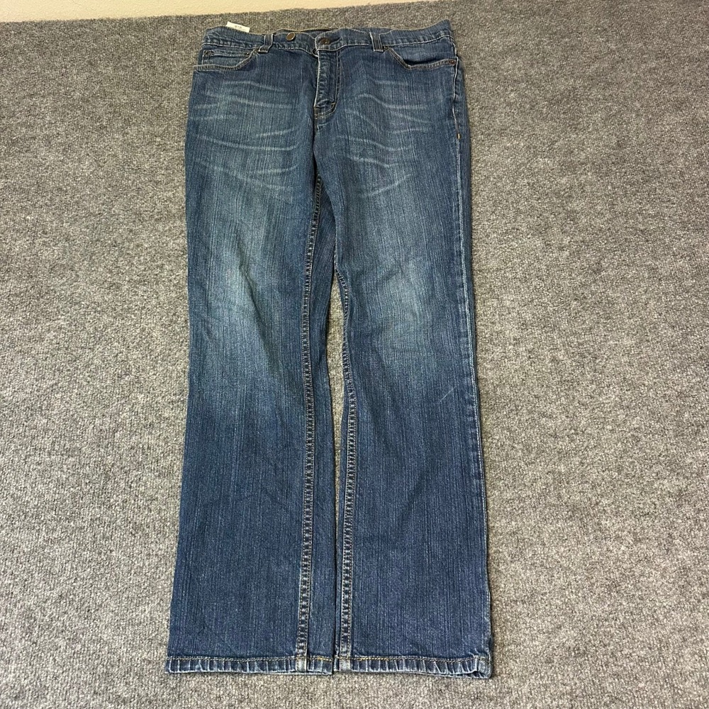 Levi's Jeans Mens Size 36x30 Blue 510 Skinny Fit Denim Whiskered Casual Everyday